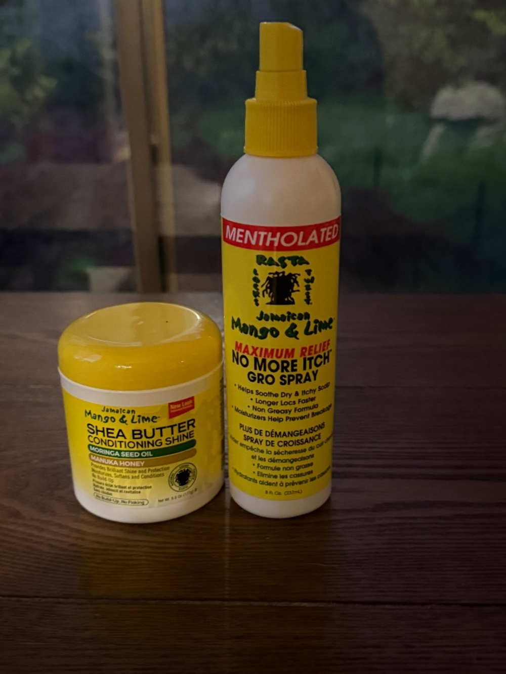 Jamaican Mango & Lime Shea Butter Conditioner & No More Menthol Itch Gro Spray
